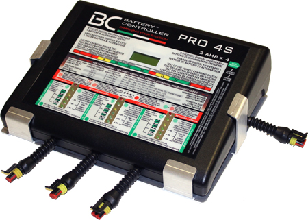 BC Pro 4S - Professional battery charger with 4 units